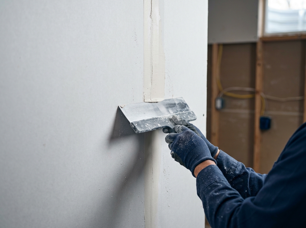 sub drywall install
